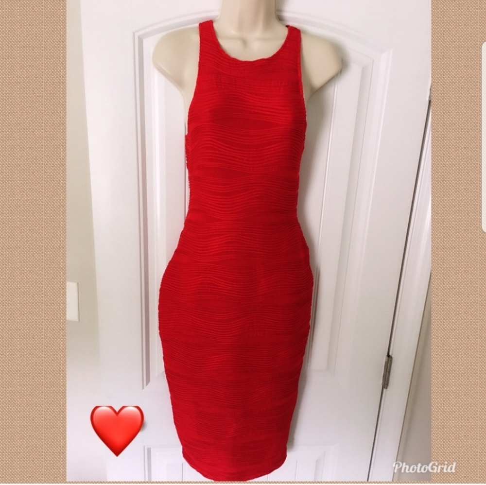 ❤Red bodycon dress❤